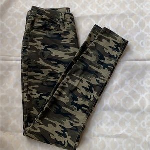 NOBO Camouflage High Rise Skinny Pants Junior- 9